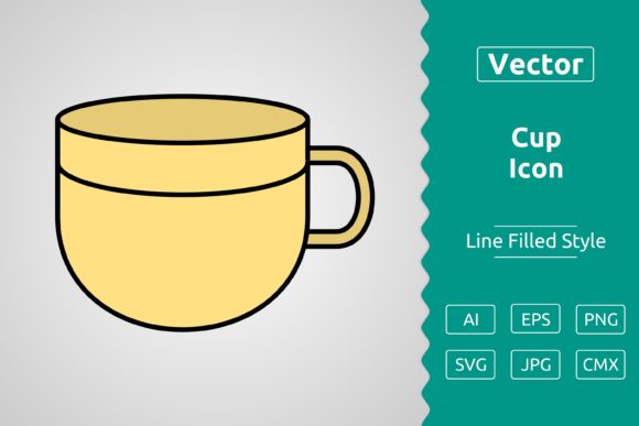 A Perfect Cup Icon for Handmade Graphics & Crafts