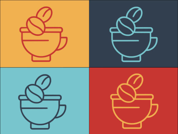 A Review of the Late Work Coffee Beans Cup Logo for Content Creators