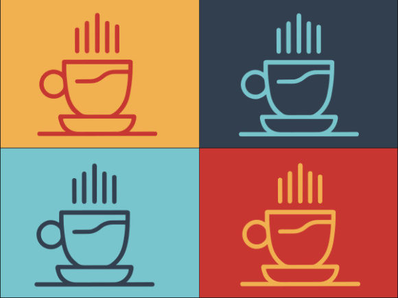 A Stylish Cup of Coffee for Elegant Logo and Brand Graphics