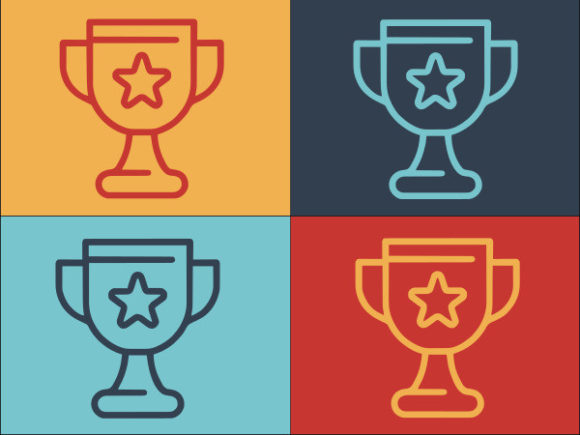 Champion Cup: A Design Asset for Modern Business Graphics