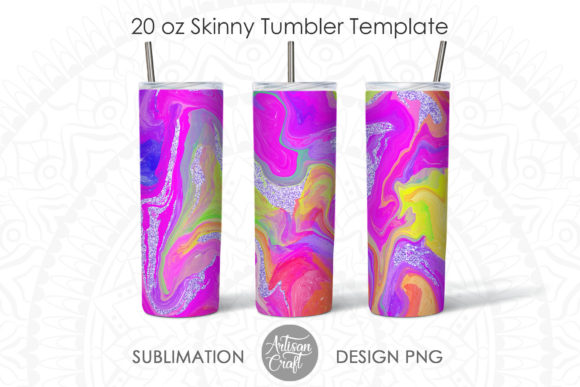 Crafting Brand Identity with a Multicolor Tumbler Graphic