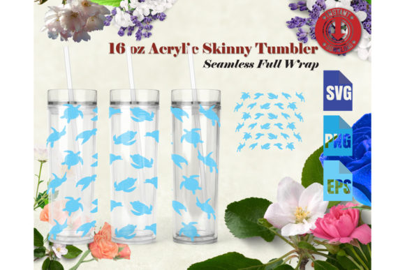 Crafting Coastal Brand Graphics for Your Skinny Tumbler