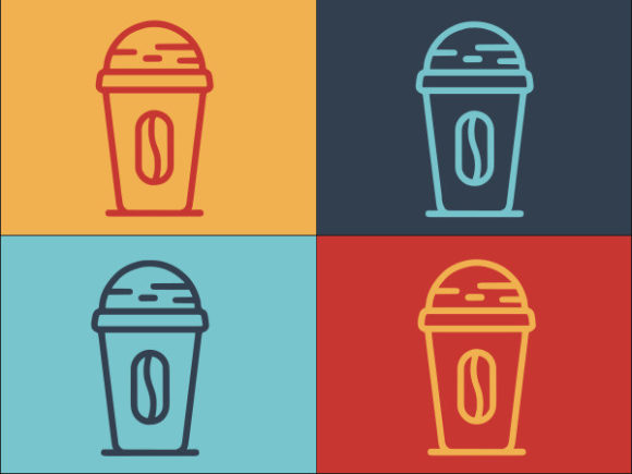 Crafting Elegance: The Coffee Bean Cup Logo