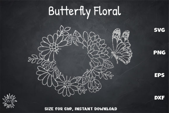 Elevating Blog Design with a Butterfly Floral Graphics Asset