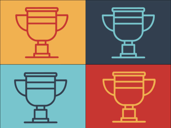 Gold Cup Effort: A Versatile Graphic Logo for Selling