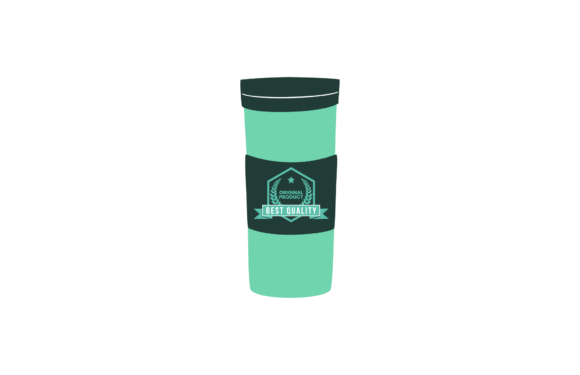 Green Coffee Mug Graphics for Crafters & Handmade Icons