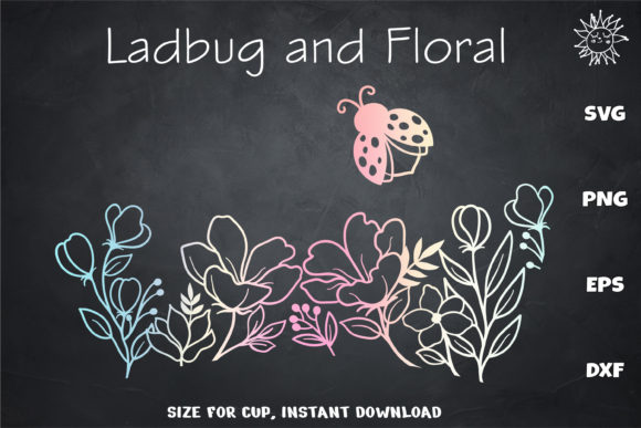 LadyBug Florals: A Crafted Graphic Asset for Brand Storytelling