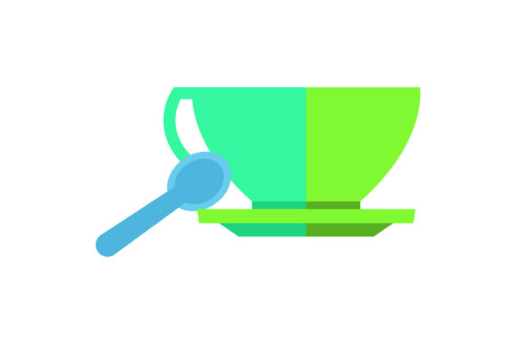 Perfect Kitchen Graphics: Cup Icons for Crafting