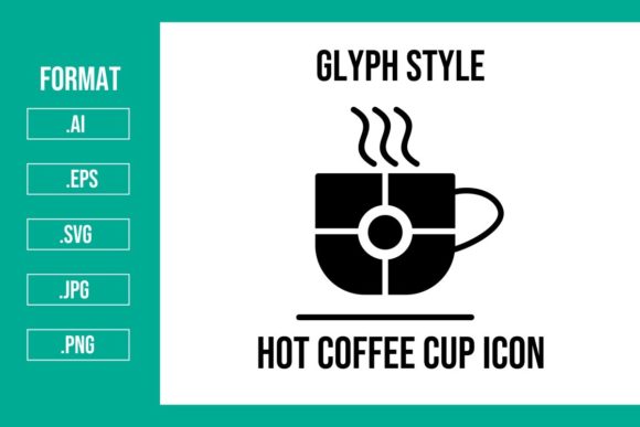 The Hot Coffee Cup Glyph Icon: A Designer’s Review for Marketing Graphics