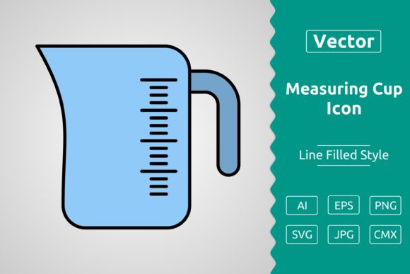Versatile Measuring Cup Graphics for Your Crafting Toolkit