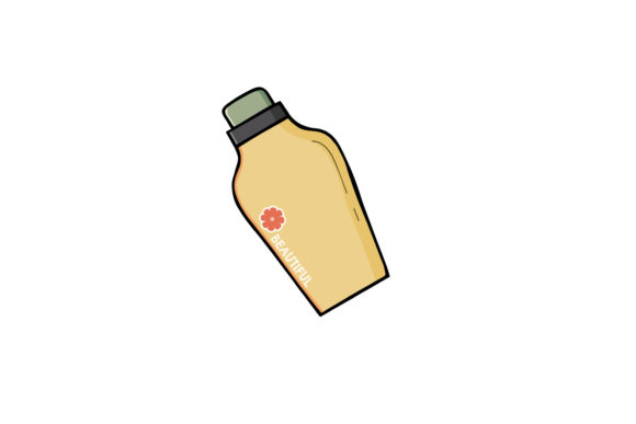 Yellow Tumbler Vector: A Versatile Graphic for Editorial Punch